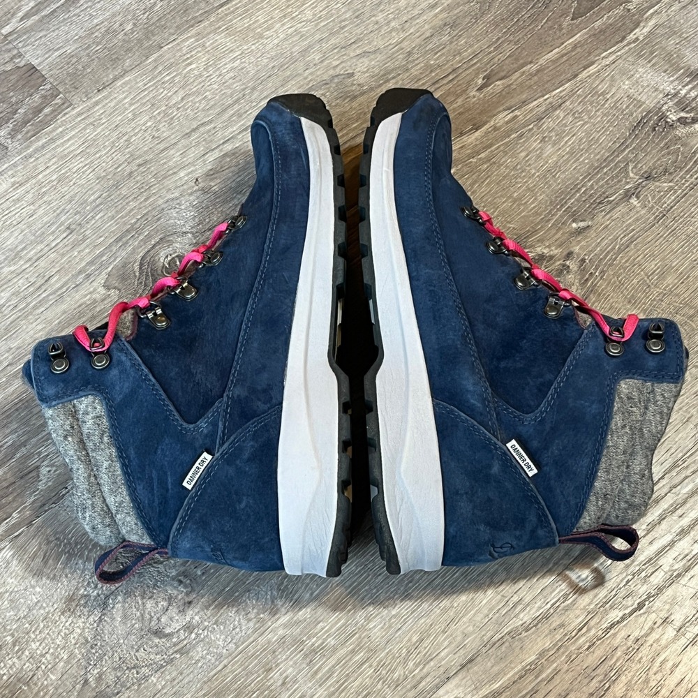 Danner Adrika‎ Hiker Wool Navy Blue Suede Waterproof Boots 30320 Womens 10
